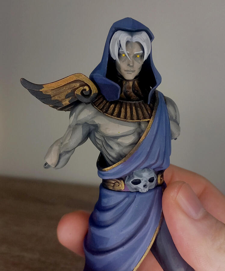 H3llCreator&#39;s Thanotos, from Supergiant Games&#39; Hades, Partially assembled.