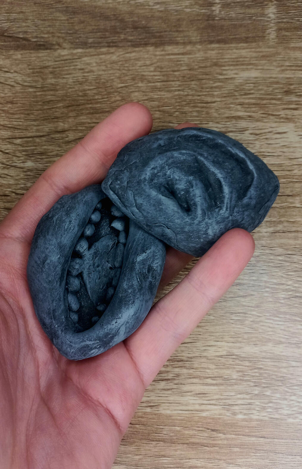 Some Sending Stone props, made from Cosplay Kingdom foam clay for my home game of Dungeons &amp; Dragons.