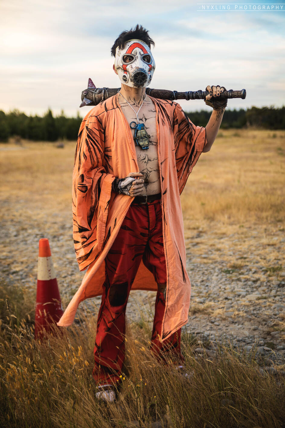 My rendition of the Psycho pictured on the cover art of Gearbox Software's Borderlands 3, photographed by Nyxling Photography.